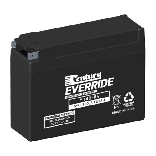 Century EverRide AGM 12V 30CCA 2.3AH Motorcycle Battery - 151128