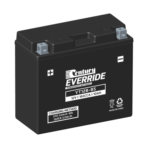 Century EverRide AGM 12V 165CCA 10AH Motorcycle Battery - 151136 