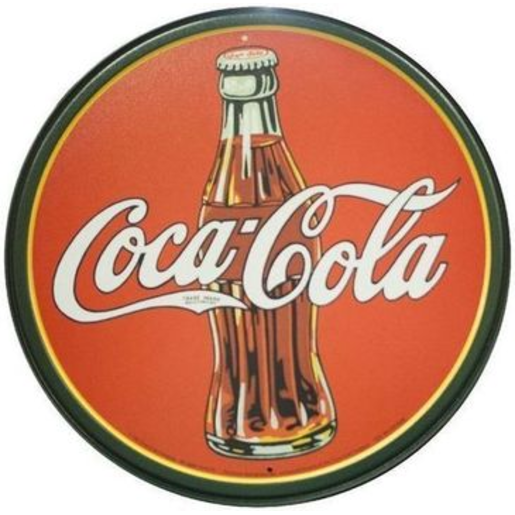 Nostalgia Metal Sign Coke-30S Bottle Logo MSI-1069 M - MSI1069