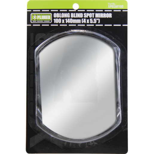 Xplorer Oblong Blind Spot Mirror 100 x 140mm (4 X 5.5") - XPBSM100