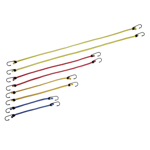 Xplorer Bungee Cord Assortment 8 Piece - XPB8ASST