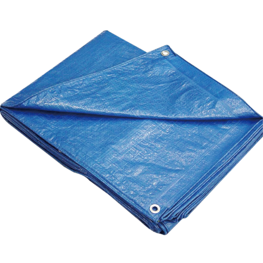 Rough Country Polyethylene Tarpaulin 90GSM Blue 4850mm x 4850mm - RCB1616