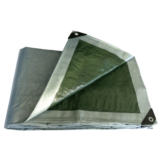 Rough Country Poly Tarp Heavy Duty Silver 4850mm X 6050mm - RCG1620