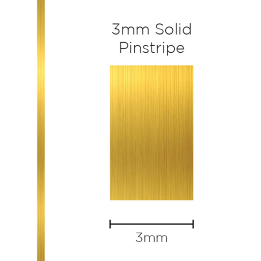 SAAS Pinstripe Solid Gold 3mm x 10mt - 1106