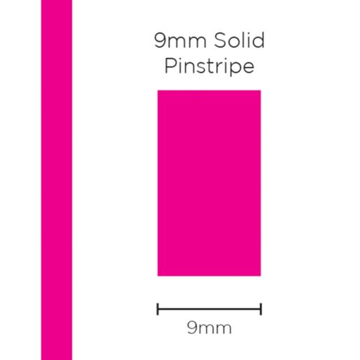 SAAS Pinstripe Solid Pink 9mm x 10mt - 11311