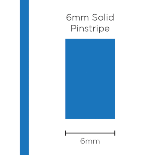 SAAS Pinstripe Solid Medium Blue 6mm x 10mt - 1204