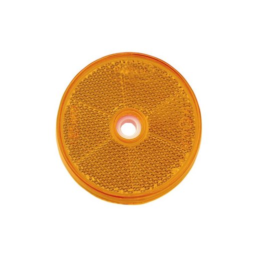 Narva Reflect Amber 60mm Central Fixing (Blister Pack of 2) - 84011BL
