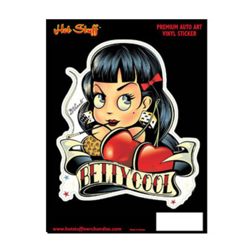 Hot Stuff Sticker Vinyl Betty Cool Cherries - SH134
