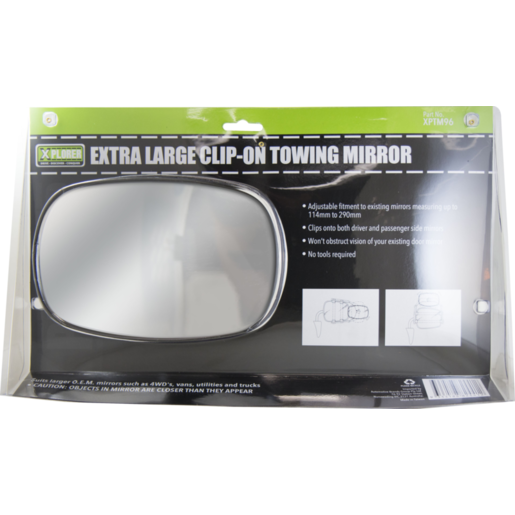 Xplorer Extra Large Clip-On Towing Mirror - XPTM96
