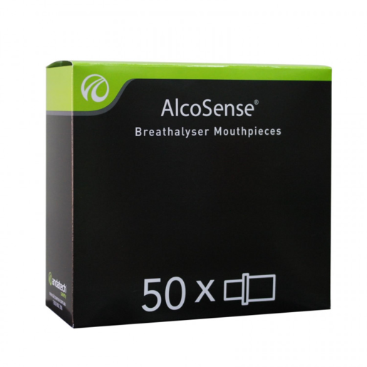 AlcoSense Breathalysers Mouthpieces 50pcs - MP-AL50