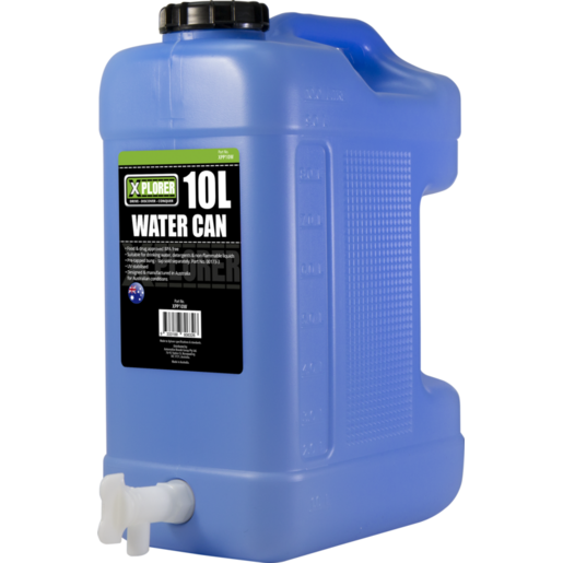 Xplorer Plastic Water Containers 10L - XPP10W
