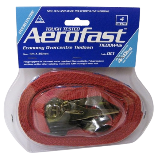 Aerofast Light Duty Overcentre Ratchet Tiedown 25mm - OC1