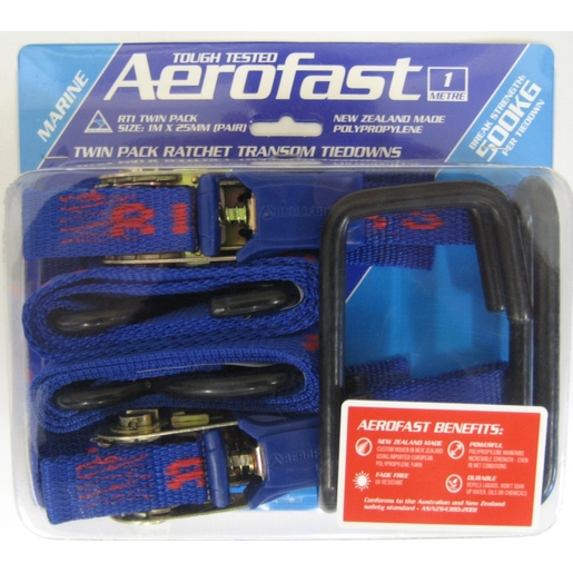 Aerofast Transom Hook Ratchet Tiedown - TRT