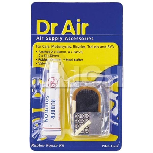 Dr Air Rubber Repair Kit (Bike) 8pcs. - TG32
