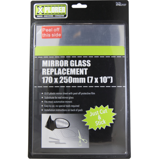 Xplorer Mirror Glass Replacement 7" x 10" - XPML3127