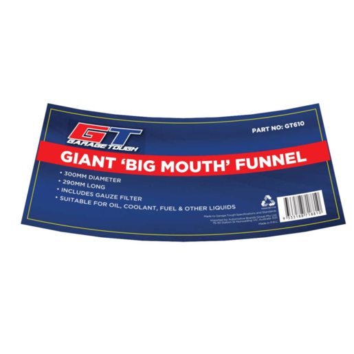 Garage Tough Giant 'Big Mouth' Funnel - GT610