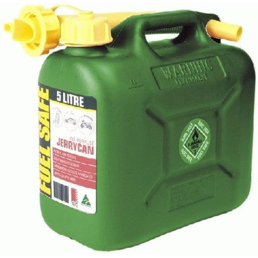 Fuel Safe 2 Stroke Fuel Can Green Plastic 5L  - FC05G
