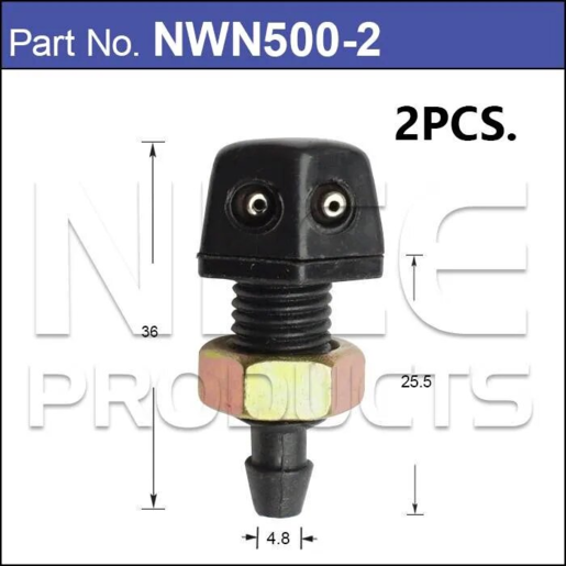 Nice Universal Windscreen Nozzles - NWN500-2