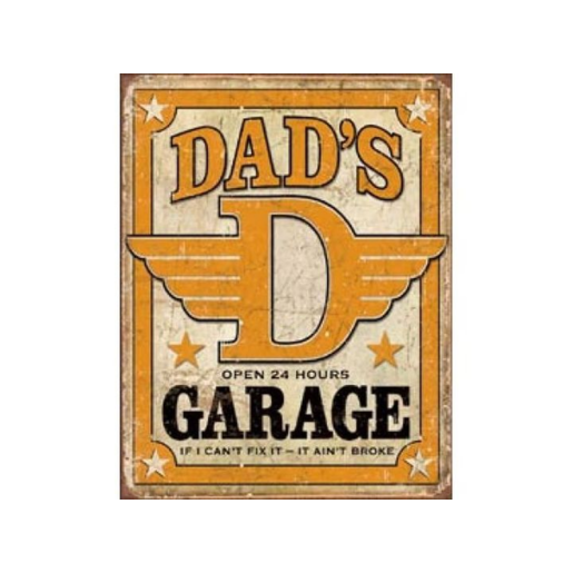 Nostalgia Metal Sign Dads Garage -  MSI1894