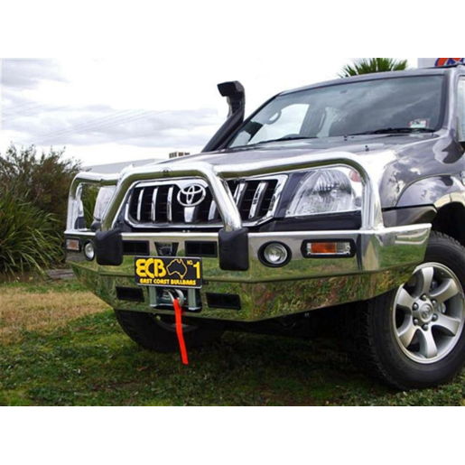 ECB Bullbar Winch Compatible w/ Bumper Lights To Suit Toyota Prado - BT39SYB