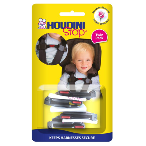 Houdini Stop Car Seat Chest Clip Twin Pack - AHSTOPT