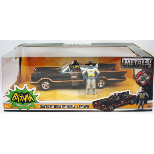 Jada 1:24 1966 Batmobile With Batman & Robin - JA98259