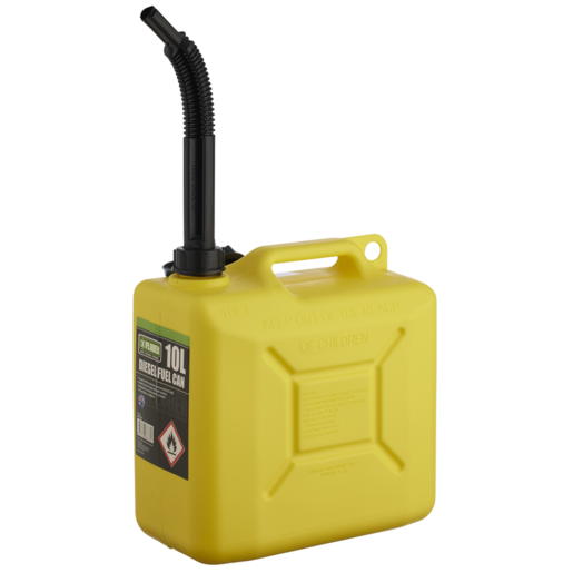 Xplorer Diesel Fuel Can 10L Yellow Plastic - XPP10Y