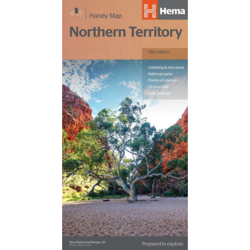 Hemamaps Northen Territory Handy Map - MAP5684