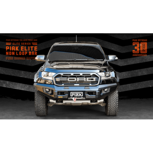 PIAK Bumper Elite Non Loop Bar To Suit Ford Ranger Raptor - PK106SFRR18E