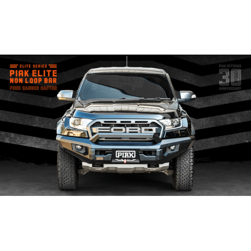 PIAK Bumper Elite Non Loop Bar To Suit Ford Ranger Raptor - PK106SFRR18E