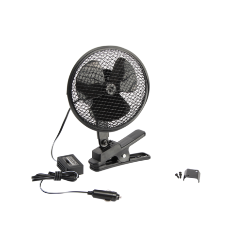 Streetwize Car Fan Black 12V 150mm - SW6FANB12V