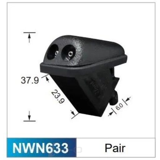 Nice Products Windscreen Washer Nozzle - NWN633