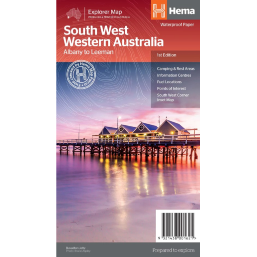 Hemamaps South West Western Australia Map - MAP1621