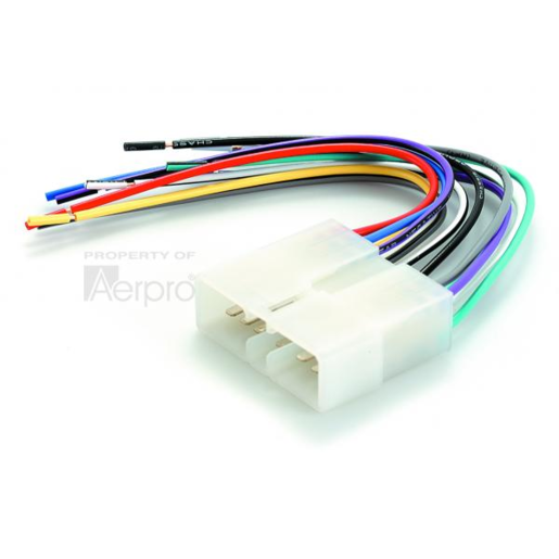 Aerpro Vehicle Plug to Bare Wire Harness To Suit Ford Falcon - AP1692F