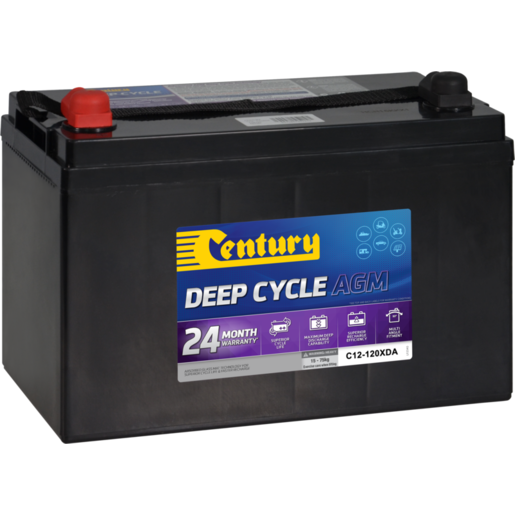 Century C12-120XDA Deep Cycle AGM Battery - 148121