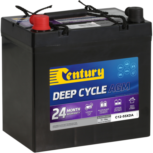 Century C12-55XDA Deep Cycle AGM Battery - 148122