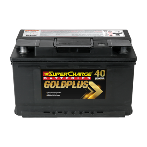 SuperCharge Gold Plus 12V 915CCA Car Battery - MF77HRX