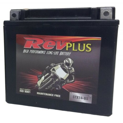RevPlus Heavy Duty Maintenance Free 12V 270CCA 18AH Battery - STX20L-BS