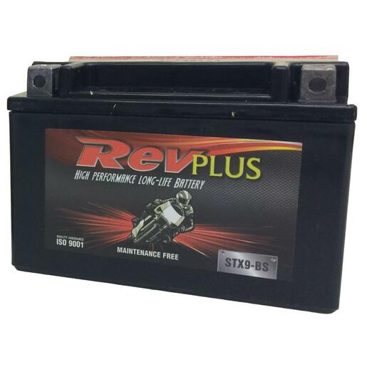RevPlus Heavy Duty Maintenance Free 12V 120CCA 8AH Battery - STX9-BS