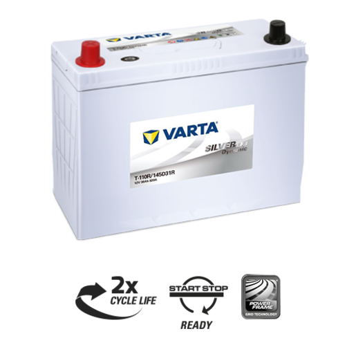 Varta Silver Dynamic EFB Battery - T-110R/145D31R