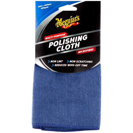 Meguiar's Microwipe Polishing Cloth Blue 40cm X 40cm - AG3030 