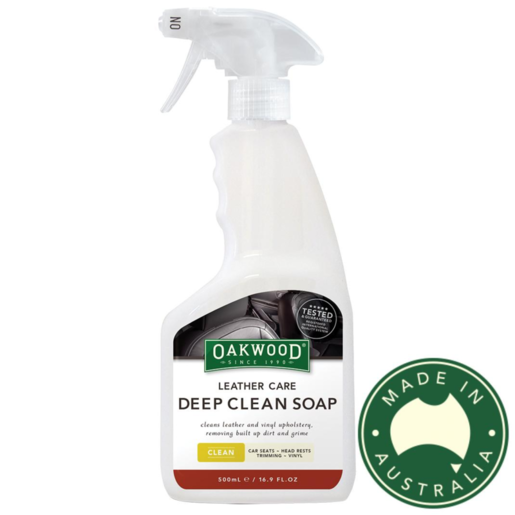 Oakwood Leather Care Deep Clean Soap - Automotive 500mL - OP128