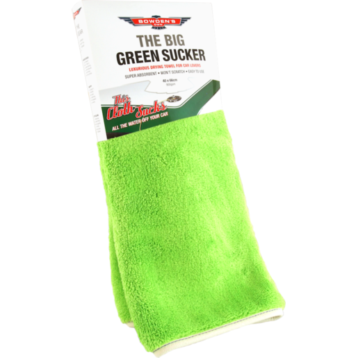 Bowden's Own The Big Green Sucker Luxurious Plush Drying Towel - BOSUCKER