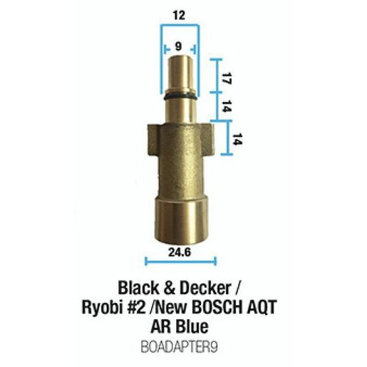 Bowden's Own Black & Decker Ryobi - BOADAPTER9