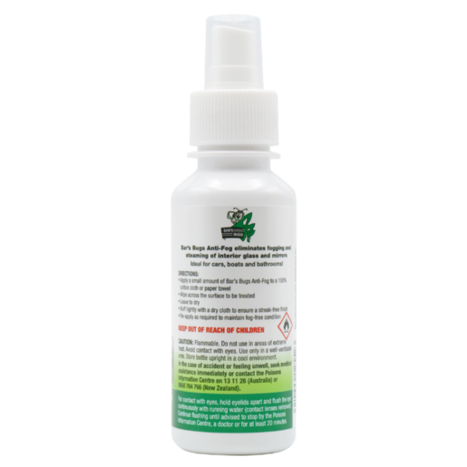 Bar's Bugs Anti-Fog Treatment 125mL - BBAF125