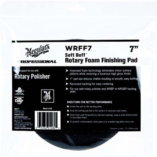 Meguiar's Rotary Foam Finishing Pad 7in - WRFF7 