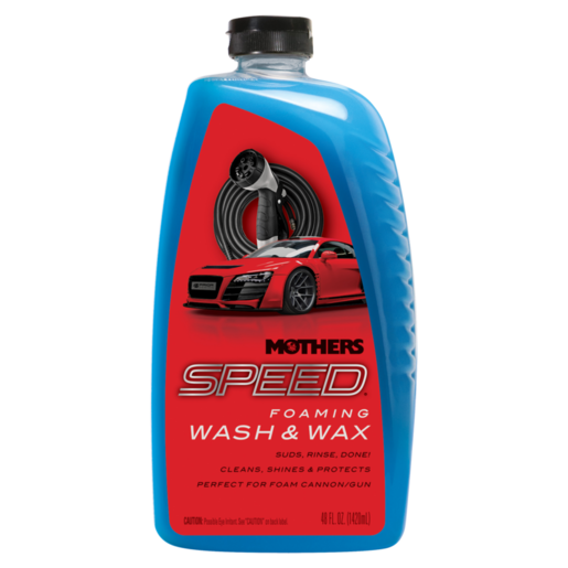Mothers Speed Foaming Wash and Wax 1.42L - 6615648