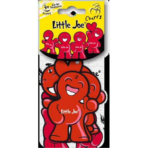 Little Joe Air Freshener Fun Pack 4x Cherry Red - LJP047