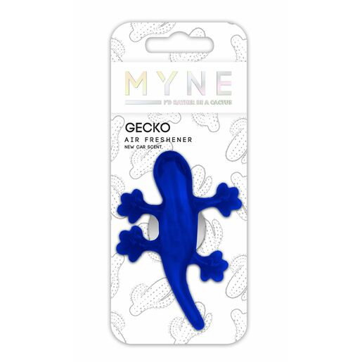 Myne Air Freshener Gel Gecko New Car Scent (Blue) - 4402299