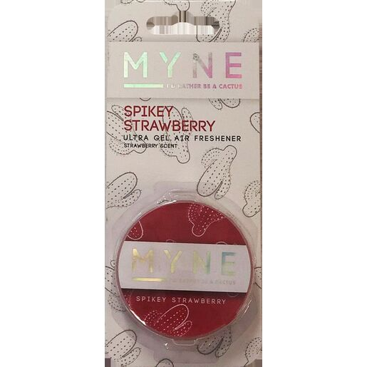 Myne Air Freshener Ultra Gel Tin Spikey Strawberry Scent - 4402278